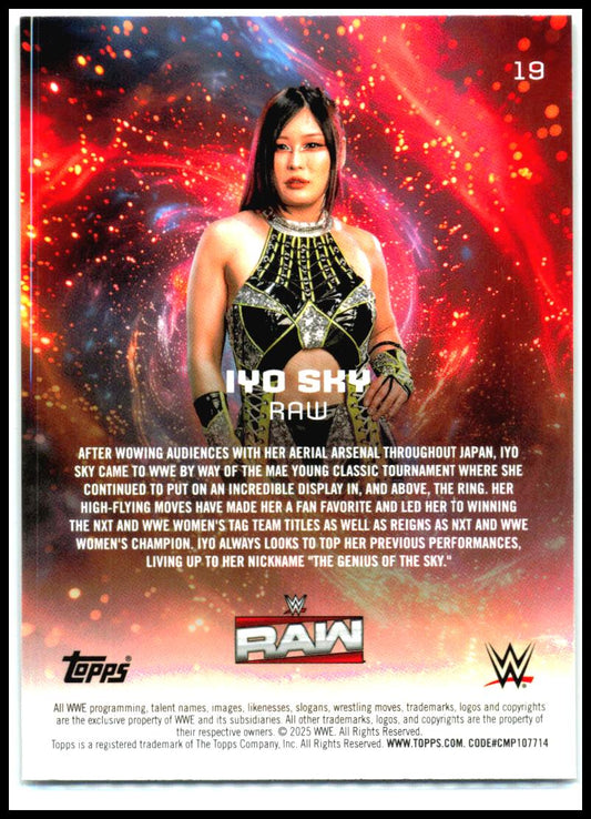2025 Topps Universe WWE #19 Iyo Sky