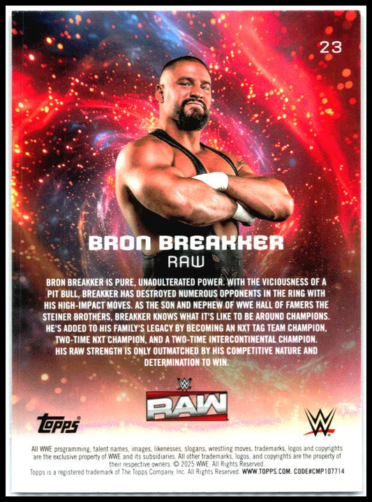 2025 Topps Universe WWE #23 Bron Breakker