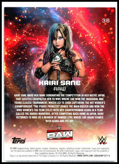 2025 Topps Universe WWE #36 Kairi Sane