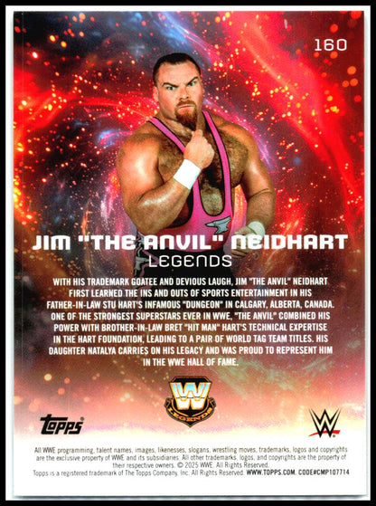 2025 Topps Universe WWE #160 Jim "The Anvil" Neidhart
