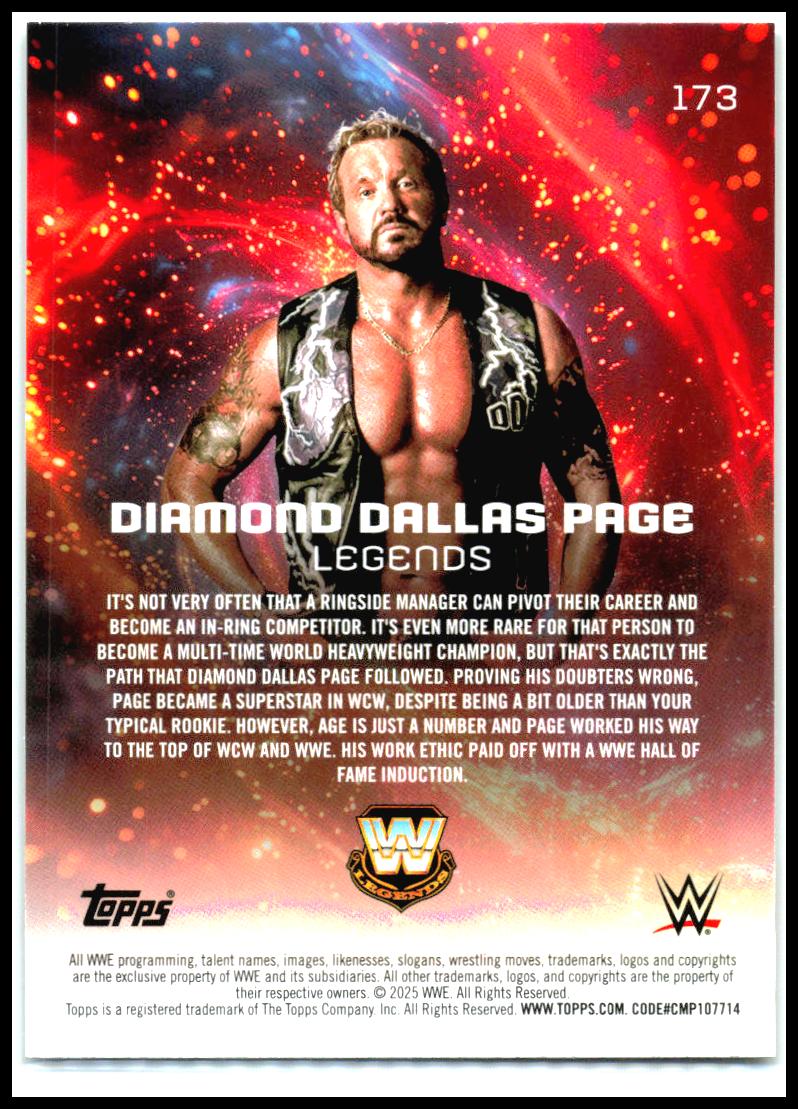 2025 Topps Universe WWE #173 Diamond Dallas Page