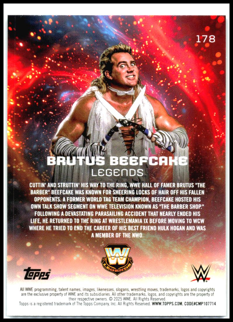 2025 Topps Universe WWE #178 Brutus Beefcake