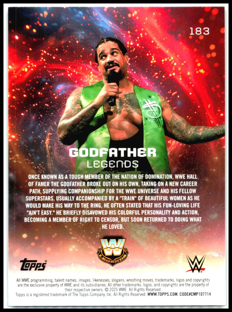 2025 Topps Universe WWE #183 Godfather