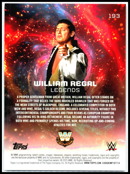 2025 Topps Universe WWE #193 William Regal
