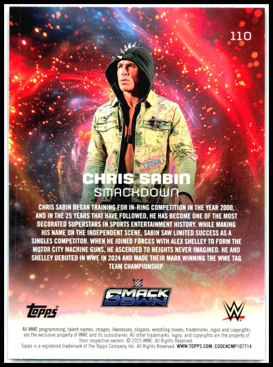 2025 Topps Universe WWE #110 Chris Sabin