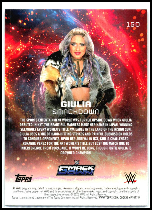 2025 Topps Universe WWE #150 Giulia