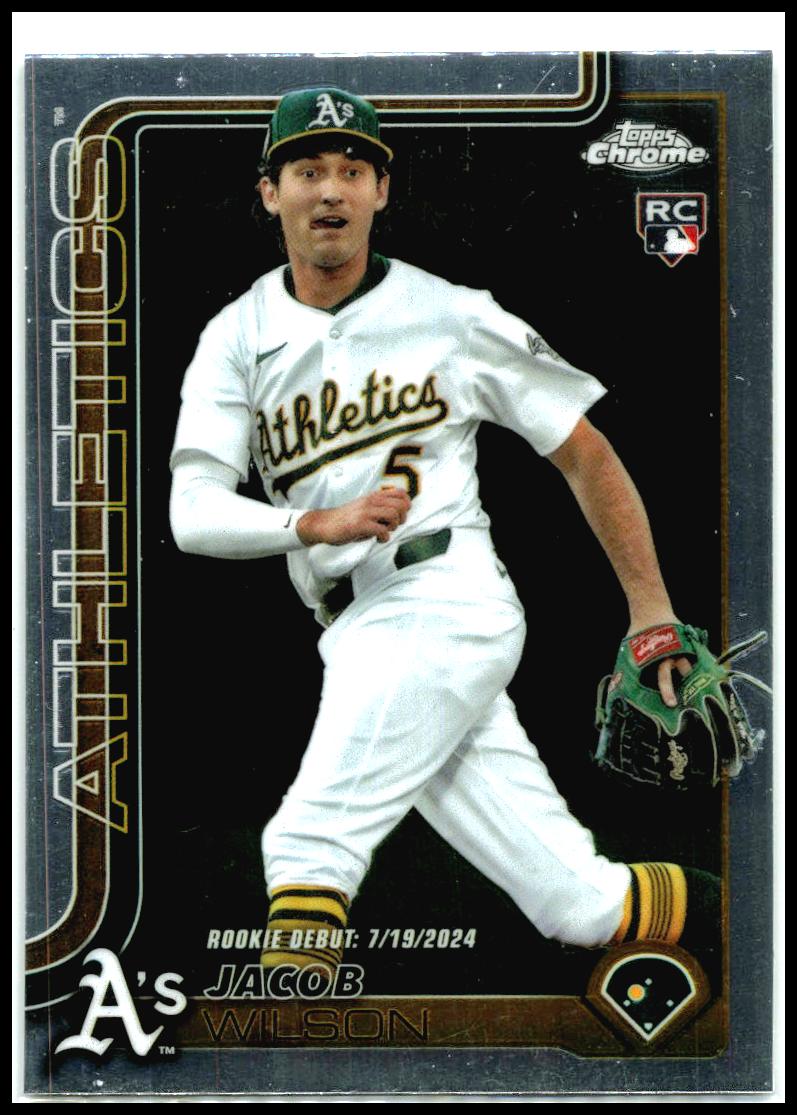 2025 Topps Chrome Update #USC150 Jacob Wilson Rookie Athletics