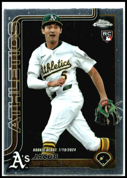 2025 Topps Chrome Update #USC150 Jacob Wilson Rookie Athletics