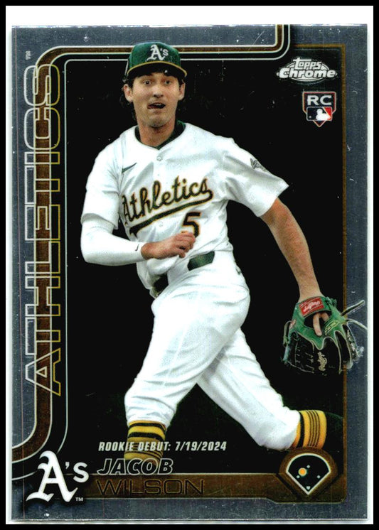 2025 Topps Chrome Update #USC150 Jacob Wilson Rookie Athletics