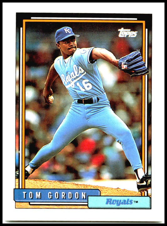 1992 Topps Micro #431 Tom Gordon Kansas City Royals
