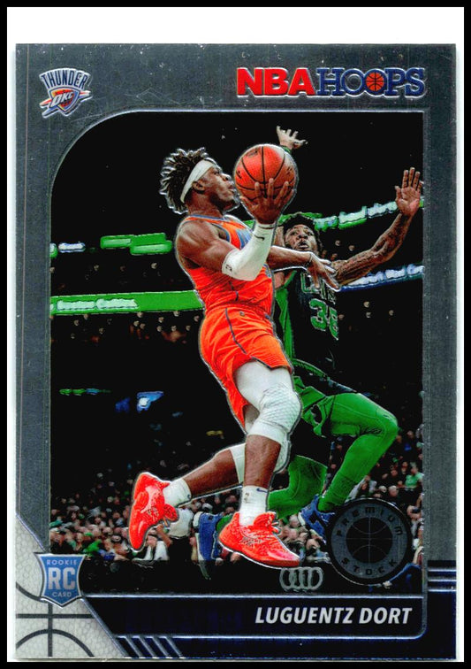 2019-20 Hoops Premium Stock #213 Luguentz Dort Rookie Oklahoma City Thunder