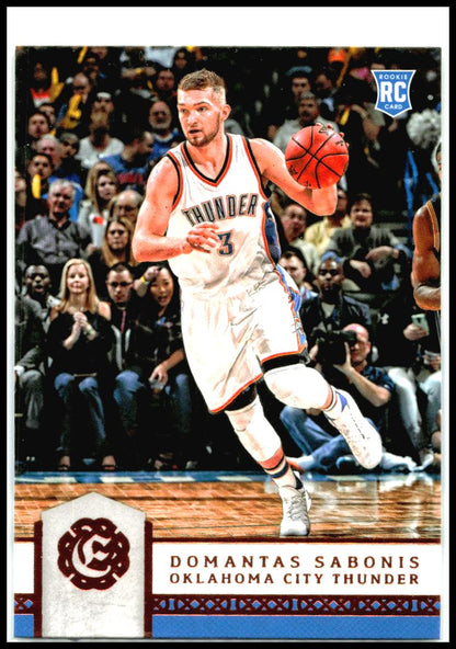 2016-17 Panini Excalibur Viscount #126 Domantas Sabonis Rookie Thunder