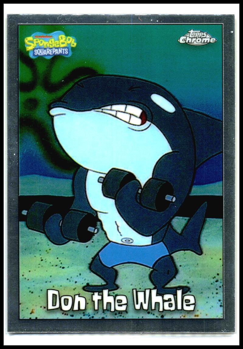 2025 Topps Chrome SpongeBob SquarePants 25th Anniversary #134 Don the Whale