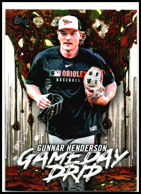 2026 Topps Celebrations Gameday Drip #GD-13 Gunnar Henderson Baltimore Orioles