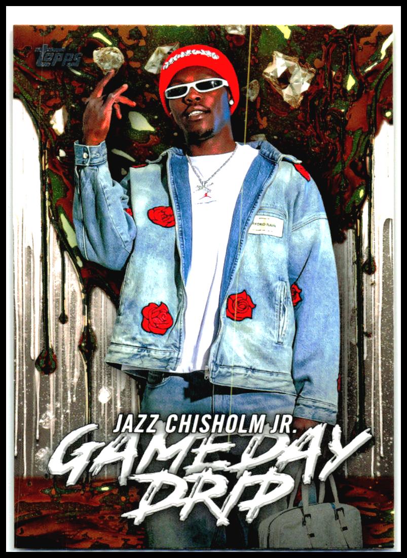 2026 Topps Gameday Drip #GD-9 Jazz Chisholm Jr. New York Yankees