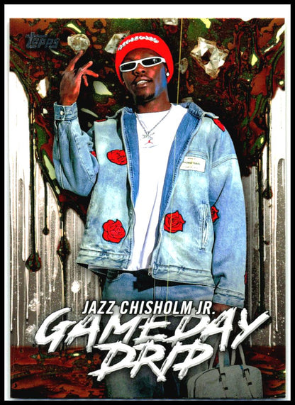 2026 Topps Gameday Drip #GD-9 Jazz Chisholm Jr. New York Yankees
