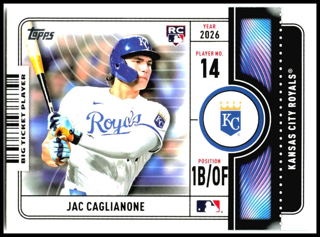 2026 Topps Big Ticket Players #BTP-22 Jac Caglianone Kansas City Royals