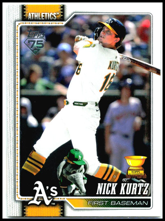 2026 Topps Celebrations Hidden Mascots #97 Nick Kurtz Athletics