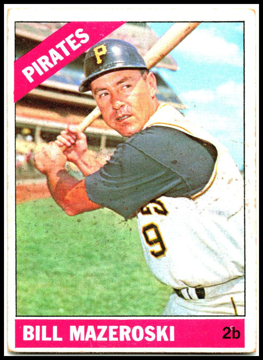 1966 Topps #210 Bill Mazeroski Pittsburgh Pirates