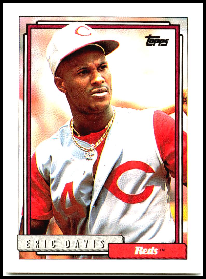 1992 Topps Micro #610 Eric Davis Cincinnati Reds