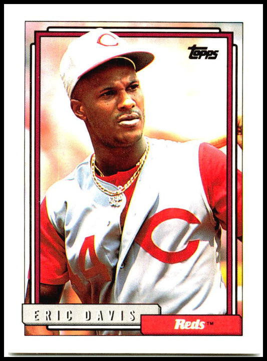 1992 Topps Micro #610 Eric Davis Cincinnati Reds
