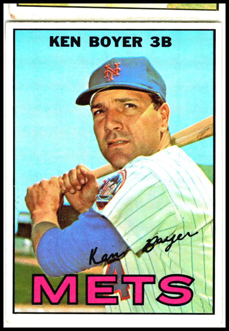 1967 Topps #105 Ken Boyer New York Mets