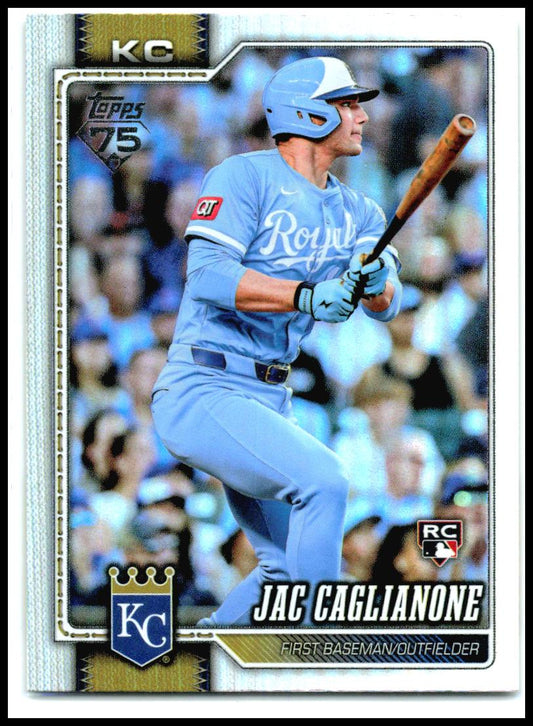 2026 Topps Rainbow Foil #138 Jac Caglianone Kansas City Royals