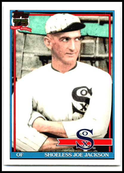 2026 Topps 1991 Topps 35th Anniversary #T91-27 Shoeless Joe Jackson White Sox