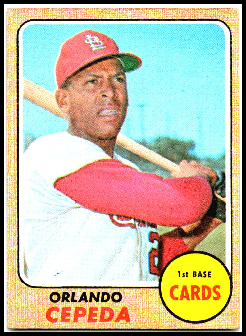 1968 Topps #200 Orlando Cepeda St. Louis Cardinals