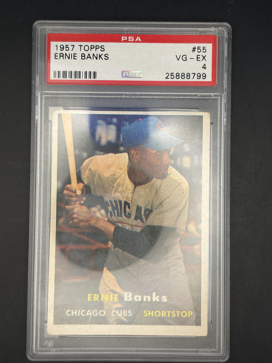 1957 Topps #55 Ernie Banks