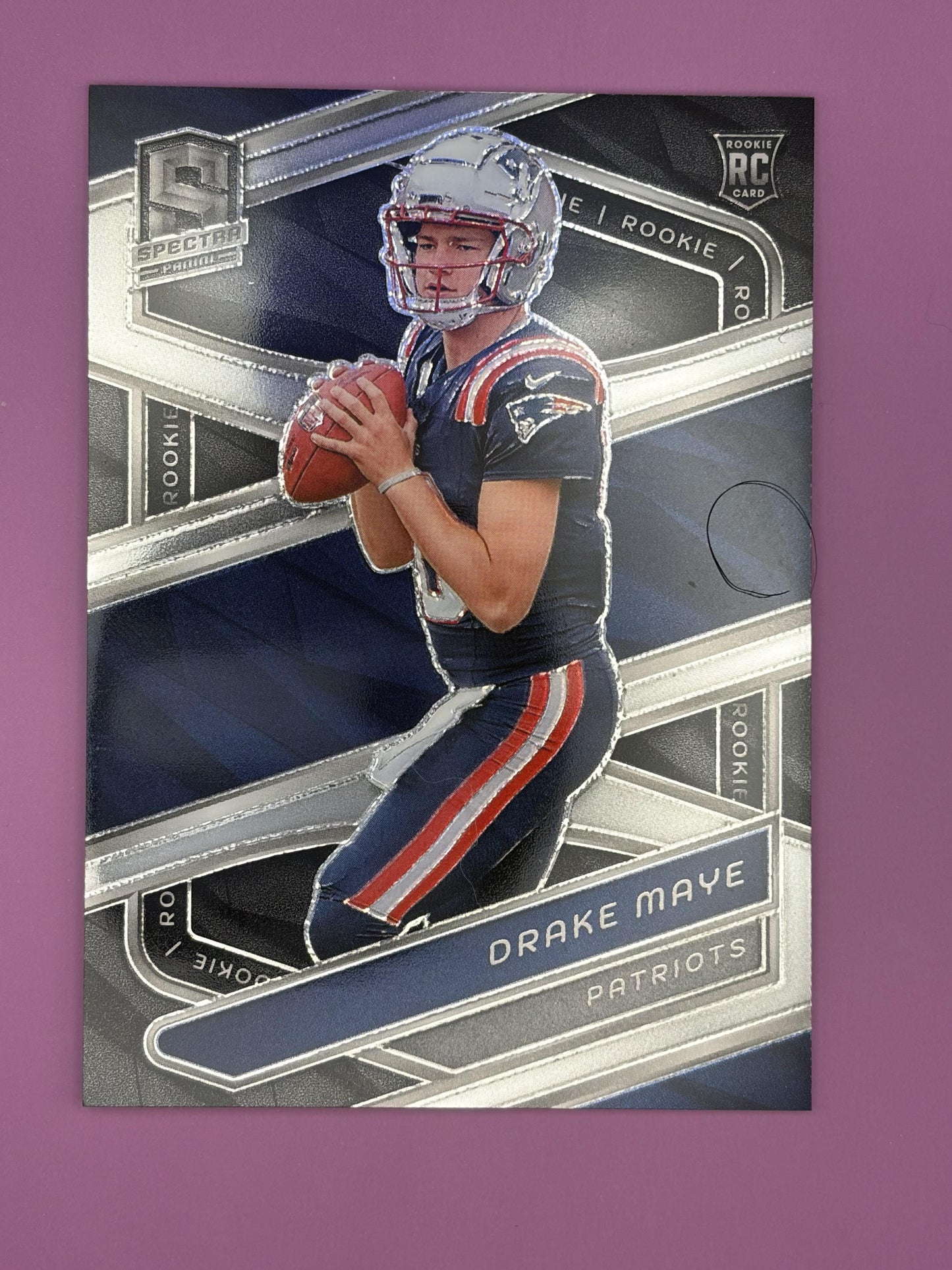 2024 Panini Spectra #113 Drake Maye Rookie New England Patriots