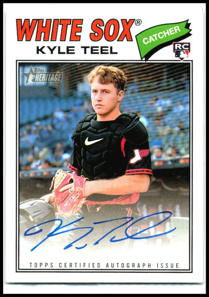 2026 Topps Heritage Real One Autographs #ROA-KT Kyle Teel Auto Chicago White Sox
