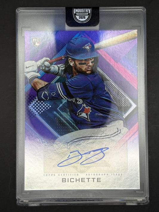 2020 Finest Finest Autographs Gold Refractor #FA-BB Bo Bichette Auto Toronto
