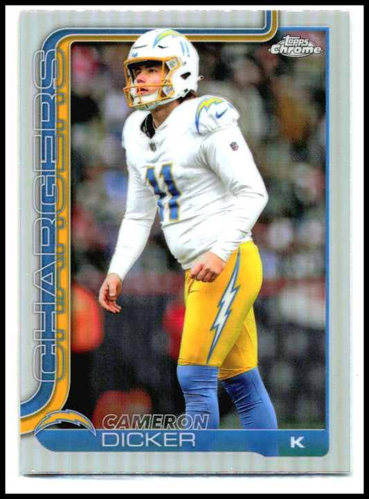 2025 Topps Chrome refractor #162 Cameron Dicker