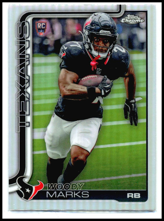 2025 Topps Chrome Refractor #372 Woody Marks Rookie