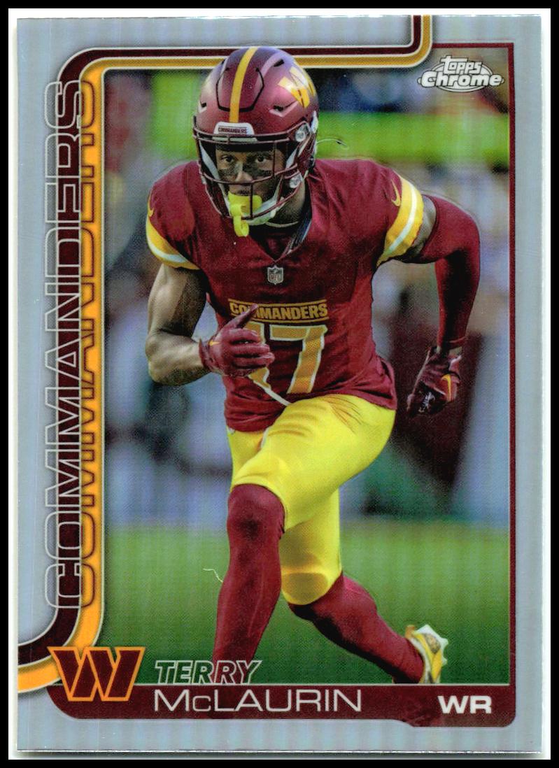 2025 Topps Chrome Refractor #208 Terry McLaurin
