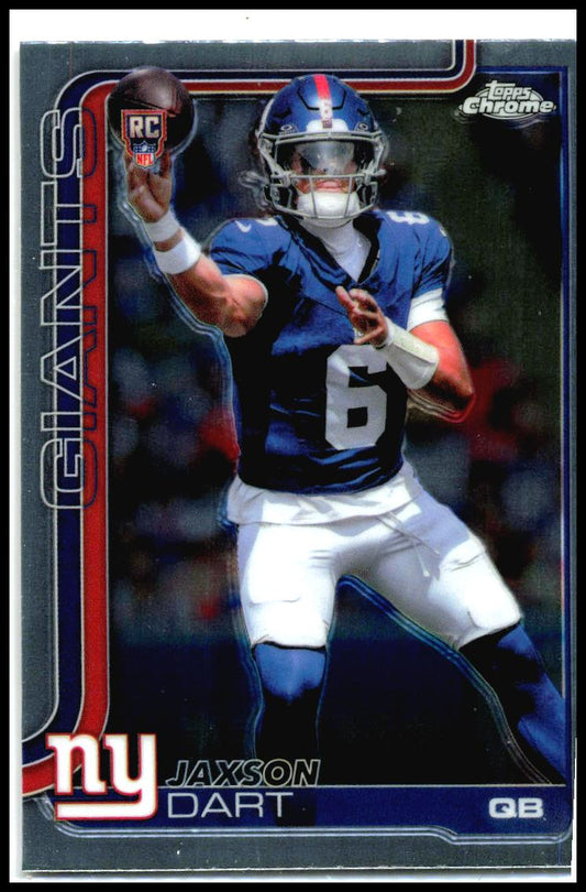 2025 Topps Chrome #306 Jaxson Dart Rookie