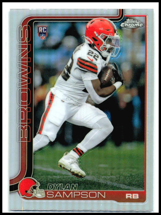 2025 Topps Chrome Refractor #308 Dylan Sampson Rookie