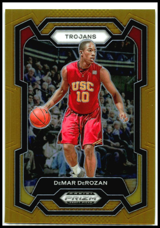 2024 Prizm Draft Picks Gold/10 #64 DeMar DeRozan USC