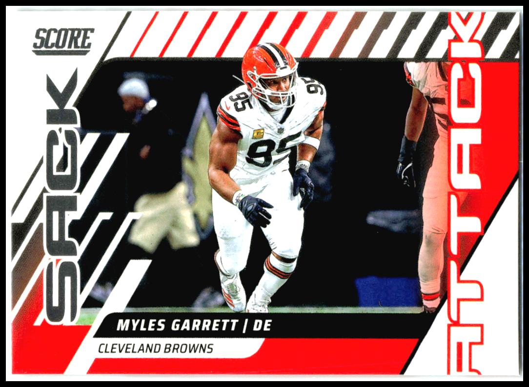 2025 Score Sack Attack #4 Myles Garrett Cleveland Browns