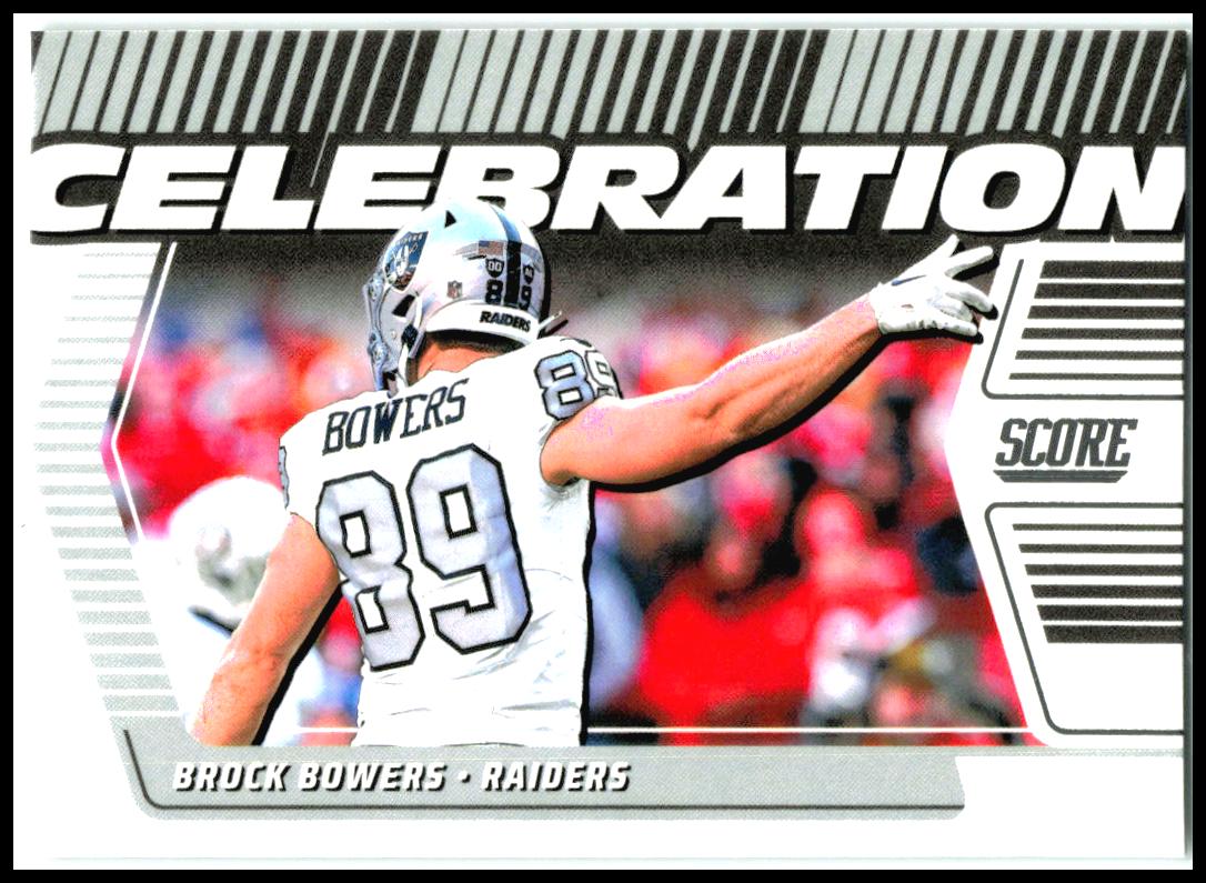 2025 Score Celebration #C-BBO Brock Bowers Las Vegas Raiders