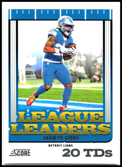 2025 Score League Leaders #5 Jahmyr Gibbs Detroit Lions