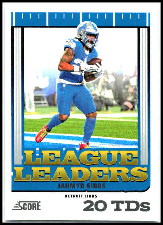 2025 Score League Leaders #5 Jahmyr Gibbs Detroit Lions