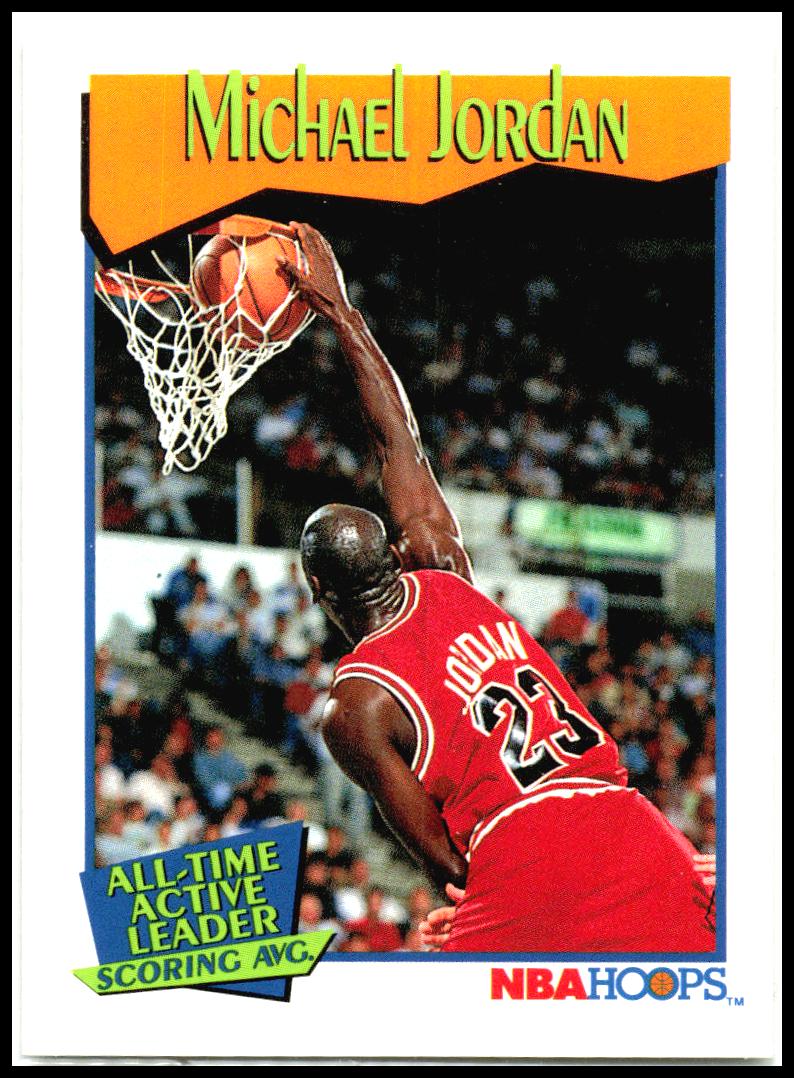 1991-92 Hoops #536 Michael Jordan Chicago Bulls