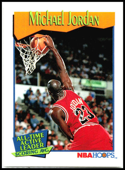 1991-92 Hoops #536 Michael Jordan Chicago Bulls