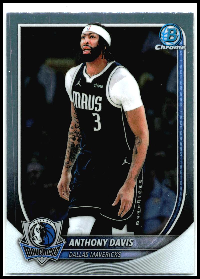 2025-26 Bowman Chrome #BCV-131 Anthony Davis Dallas Mavericks