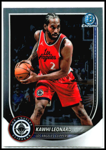 2025-26 Bowman Chrome #BCV-118 Kawhi Leonard Los Angeles Clippers