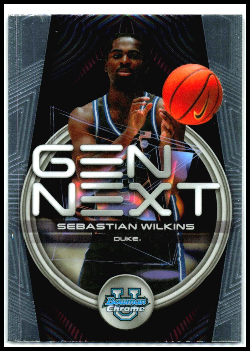 2025-26 Bowman Gen Next #GN-13 Sebastian Wilkins Duke Blue Devils