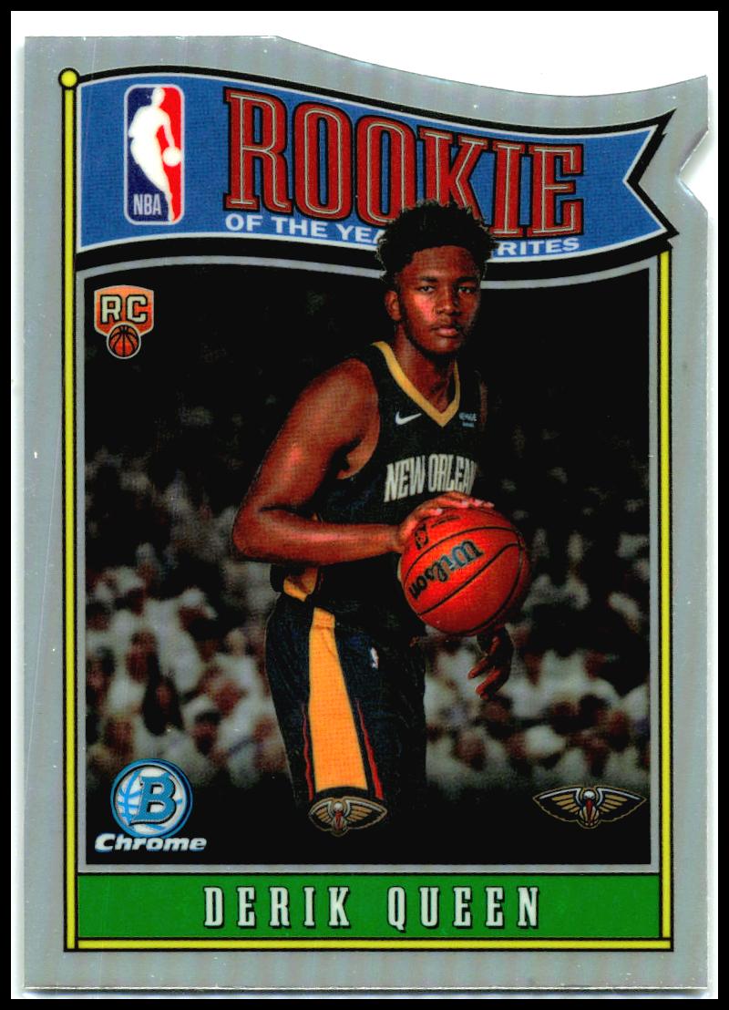 2025-26 Bowman Rookie Of The Year Favorites Refractor #RY-13 Derik Queen