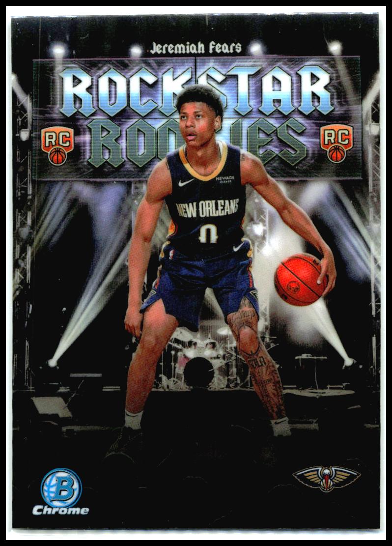 2025-26 Bowman Rockstar Rookies #RR-7 Jeremiah Fears New Orleans Pelicans